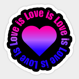 Bisexual Love is Sticker
